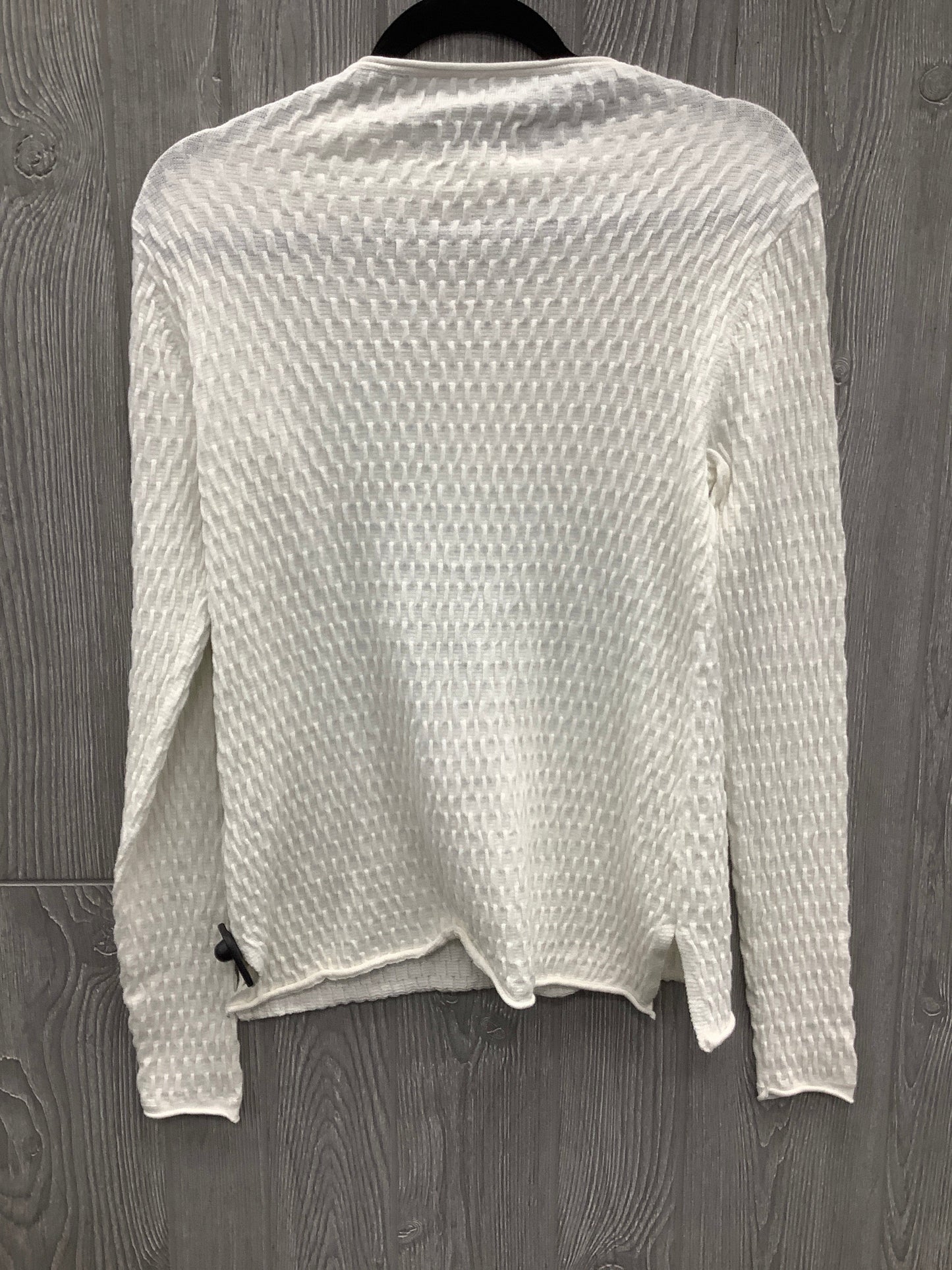 Top Long Sleeve By Elle In White, Size: Xs