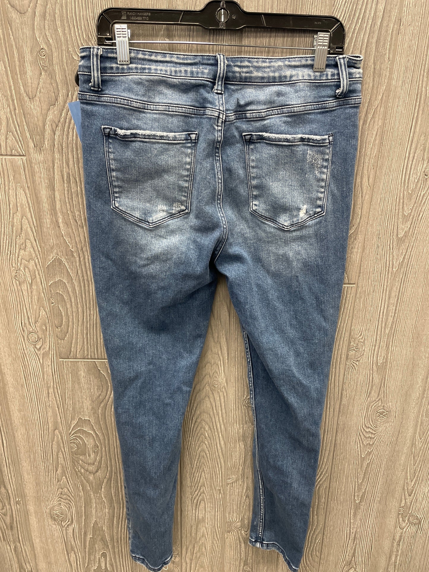 Jeans Skinny By Flying Monkey In Blue Denim, Size: 12