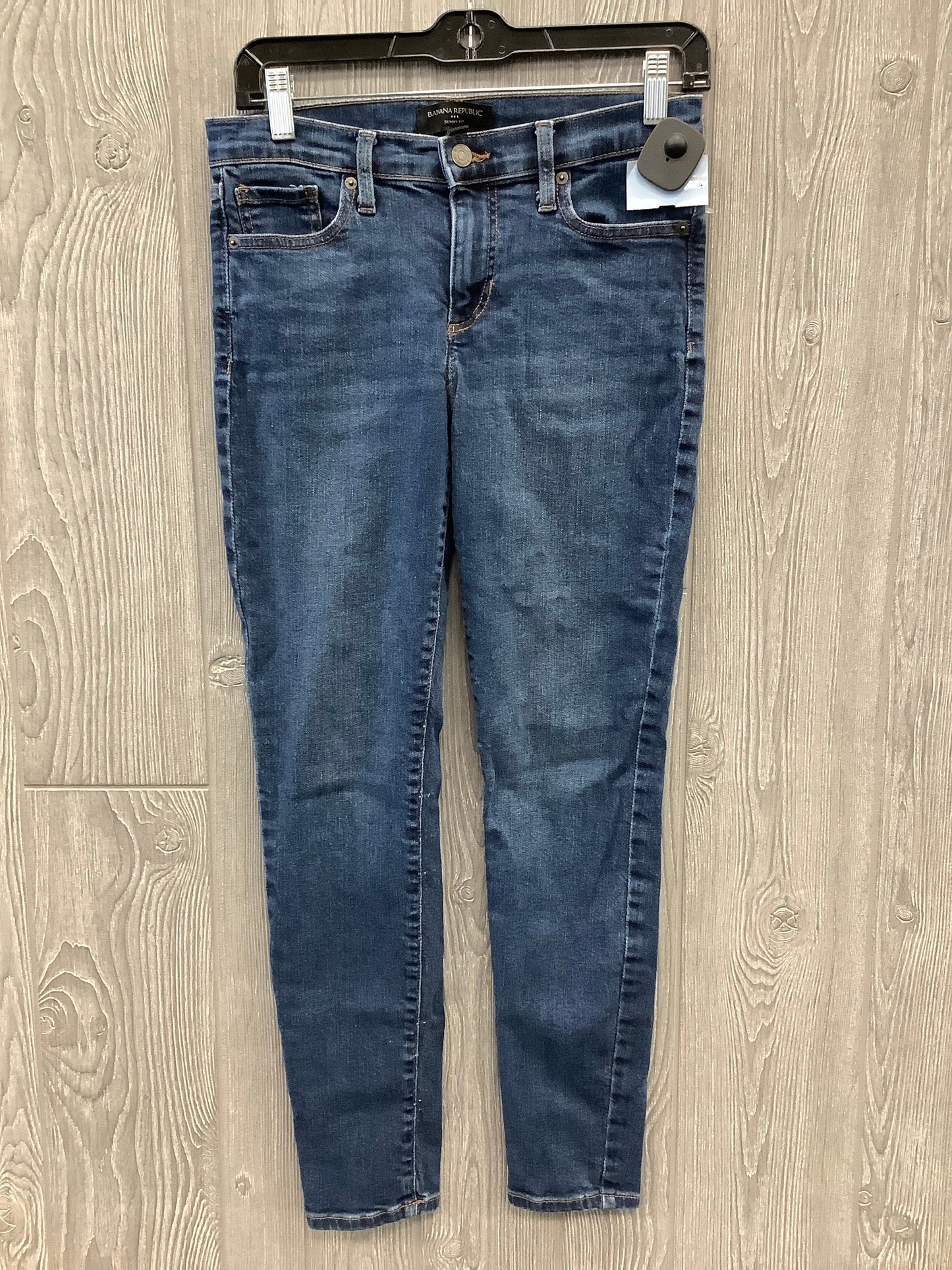 Jeans Skinny By Banana Republic In Blue Denim, Size: 2