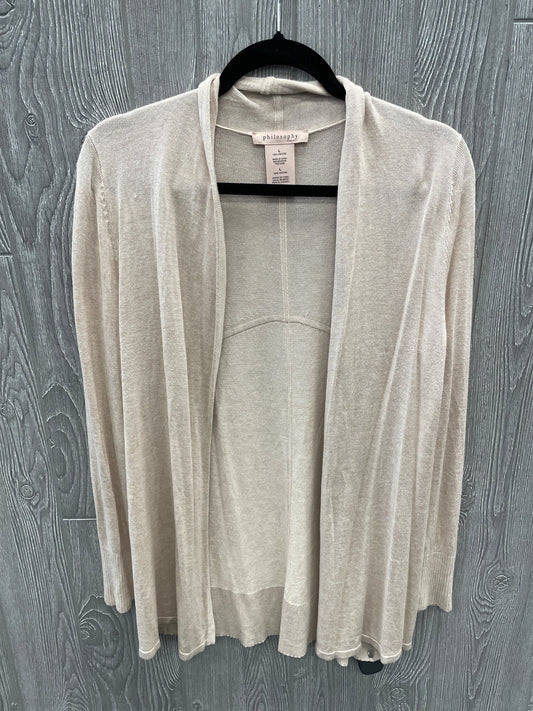 Cardigan By Philosophy In Beige, Size: L