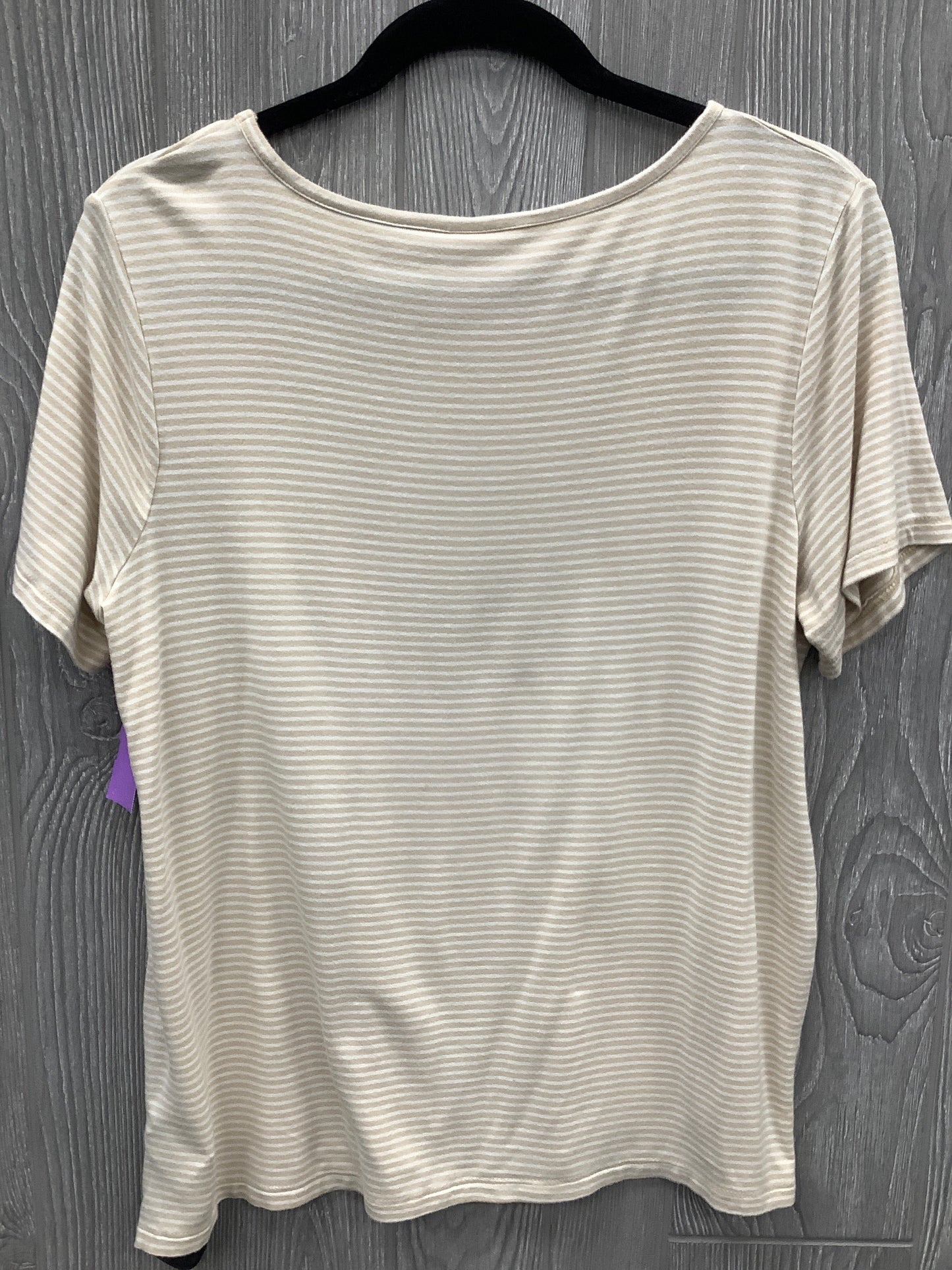 Top Short Sleeve By Old Navy In Striped Pattern, Size: M