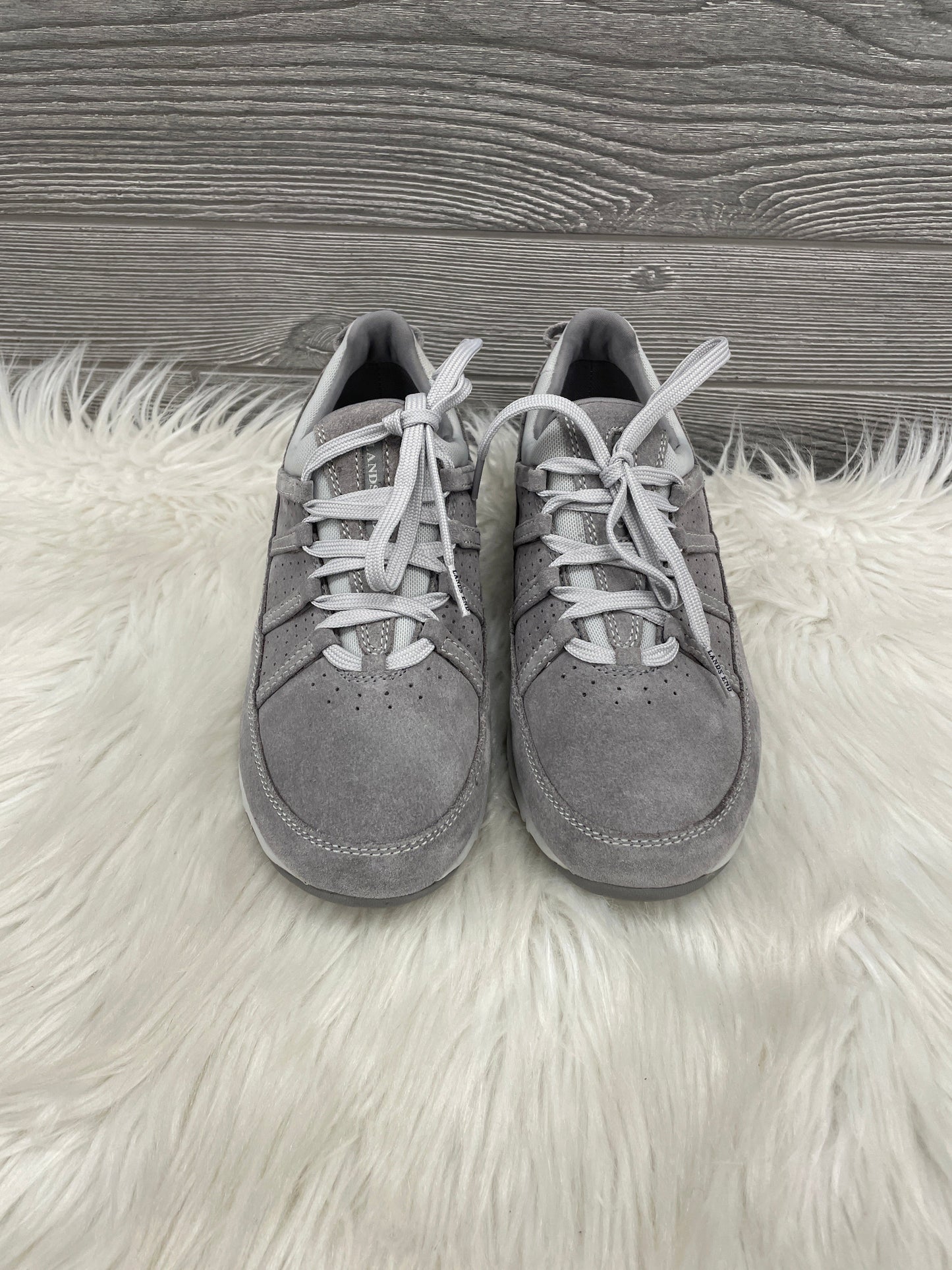 Shoes Athletic By Lands End In Grey, Size: 7.5