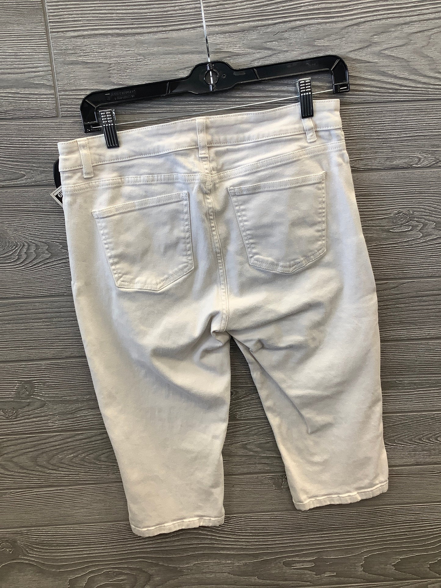 Capris By Chaps In White Denim, Size: 6