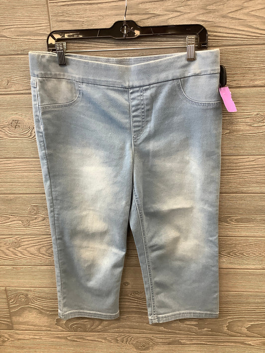 Capris By Breckenridge In Blue Denim, Size: 8