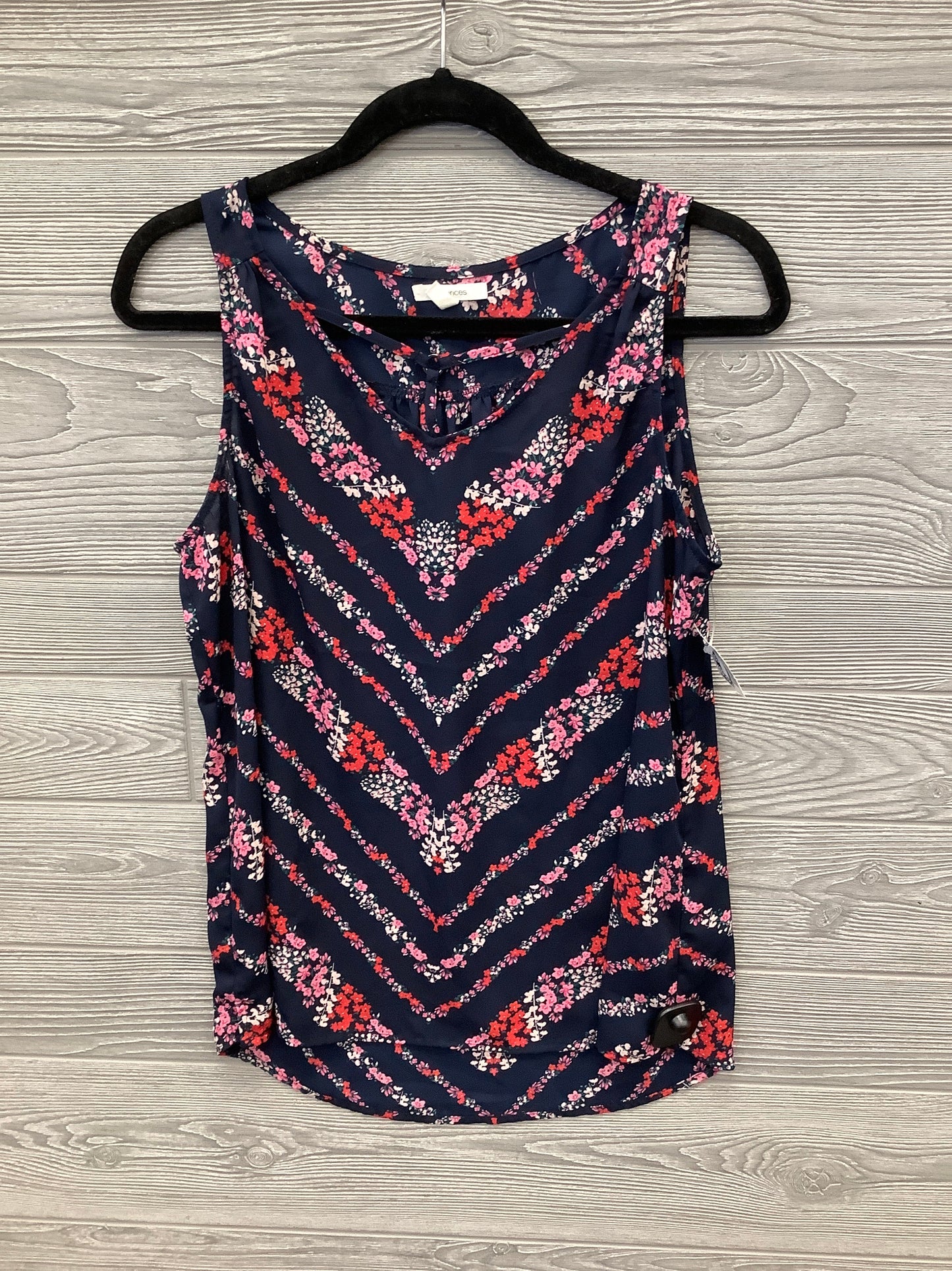 Top Sleeveless By Maurices In Blue, Size: M