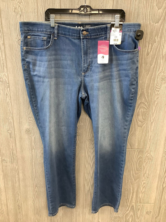 Jeans Straight By Lee  Size: 22