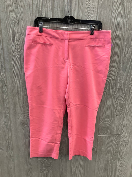 Capris By Apt 9 In Pink, Size: 10