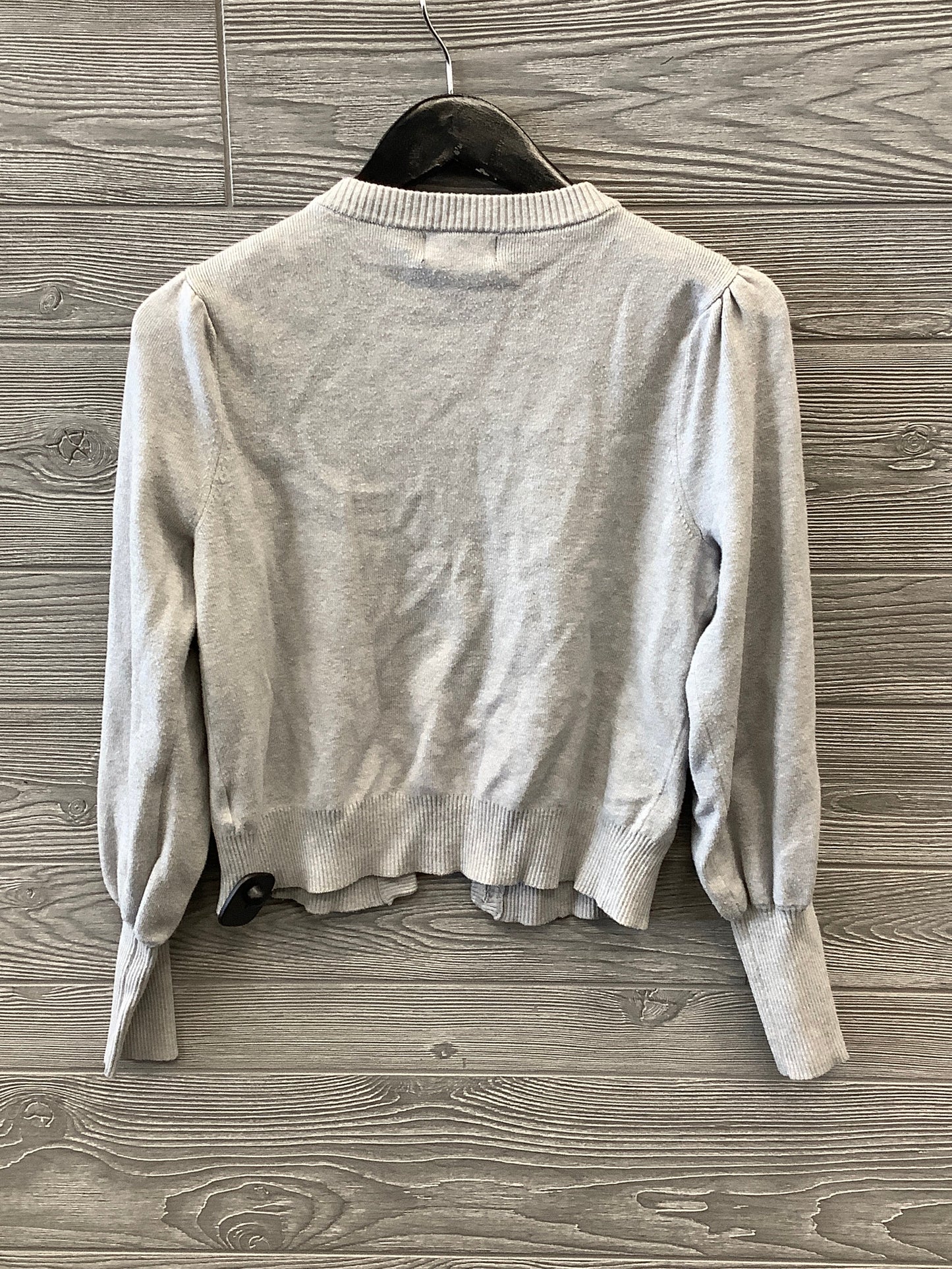 Grey Cardigan Tahari By Arthur Levine, Size M