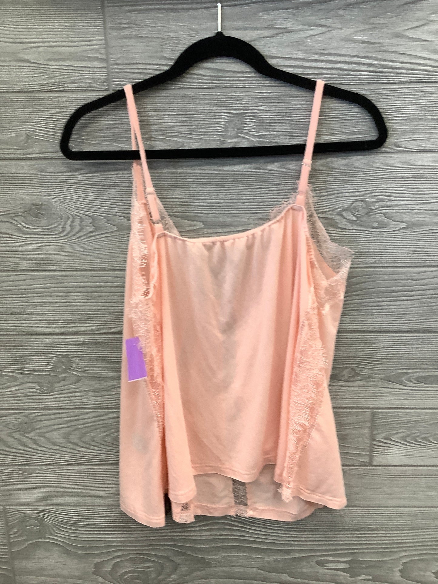 Pink Top Sleeveless Pol, Size L