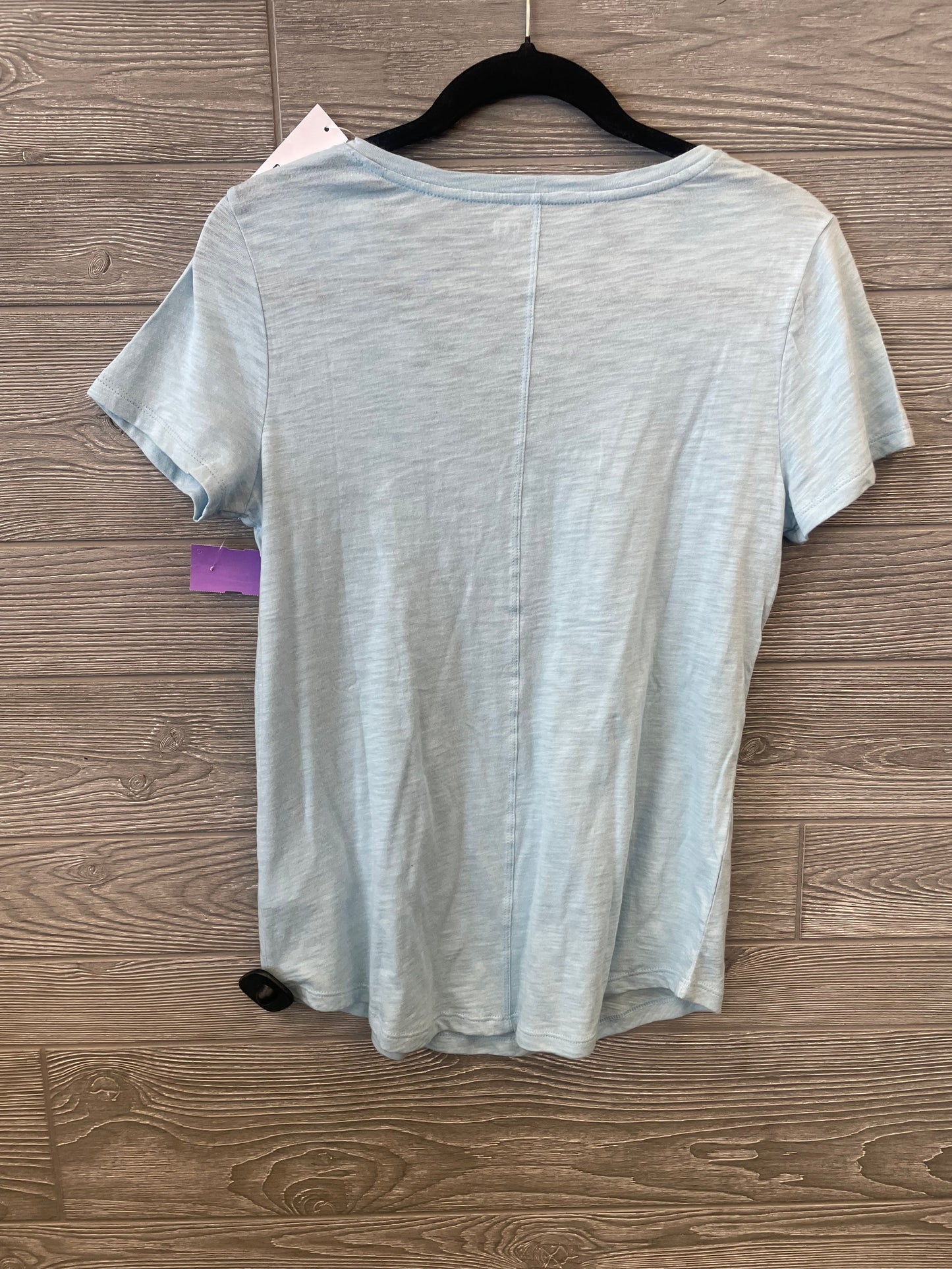 Blue Top Short Sleeve Basic Gap, Size S