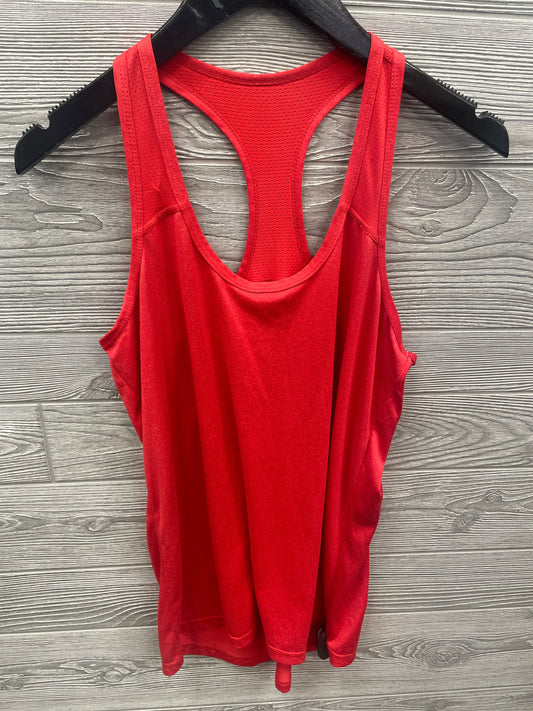 Athletic Tank Top By Xersion In Red, Size: S