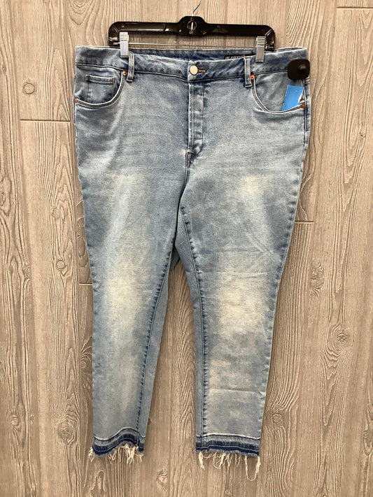 Jeans Cropped By Blanknyc In Blue Denim, Size: 18