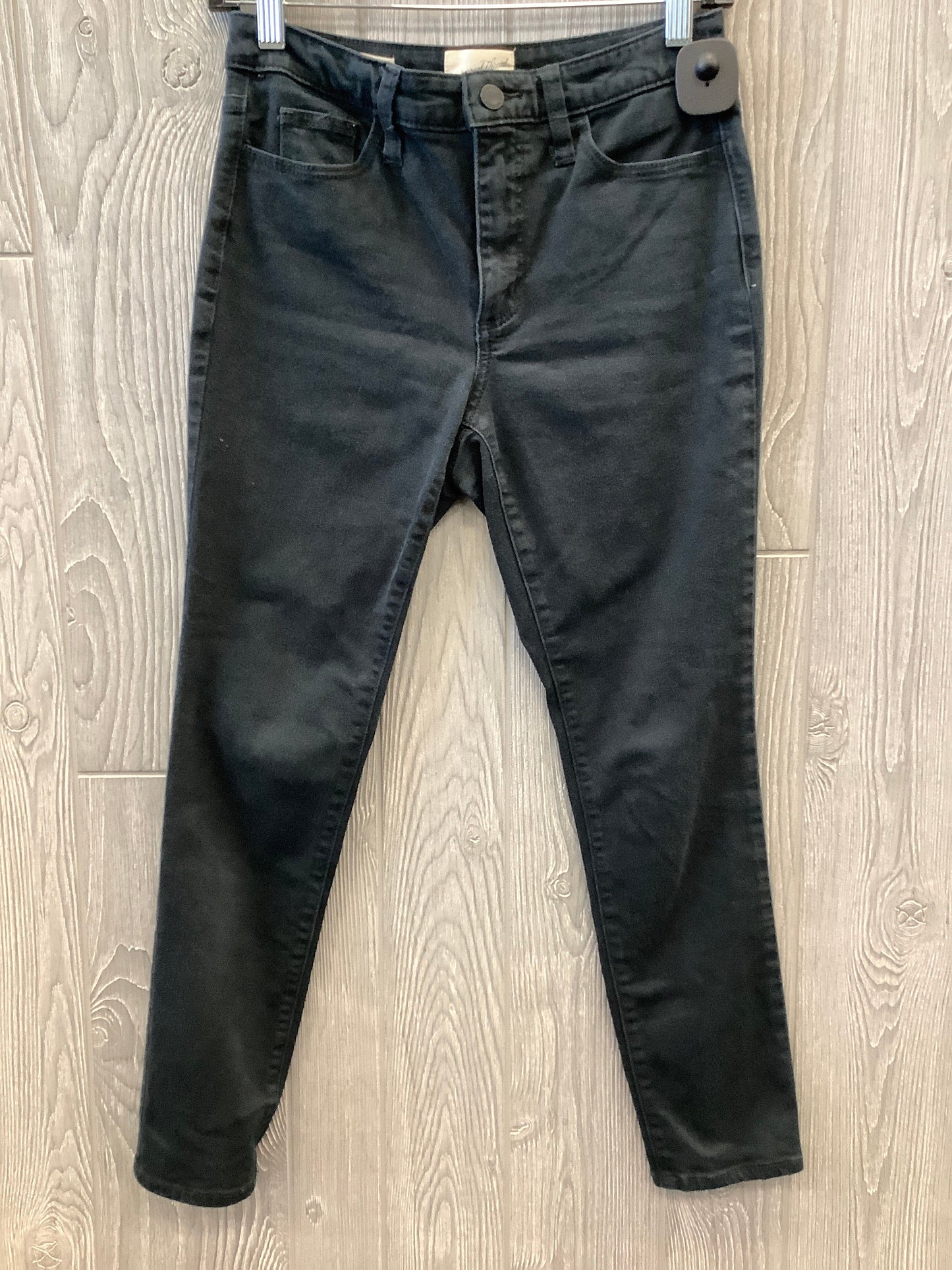 Jeans Skinny By Universal Thread In Black Denim, Size: 2