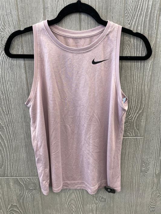 Athletic Tank Top By Nike Apparel In Purple, Size: S