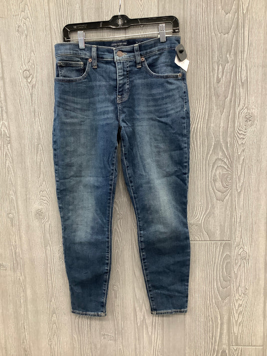 Jeans Skinny By Lucky Brand In Blue Denim, Size: 8