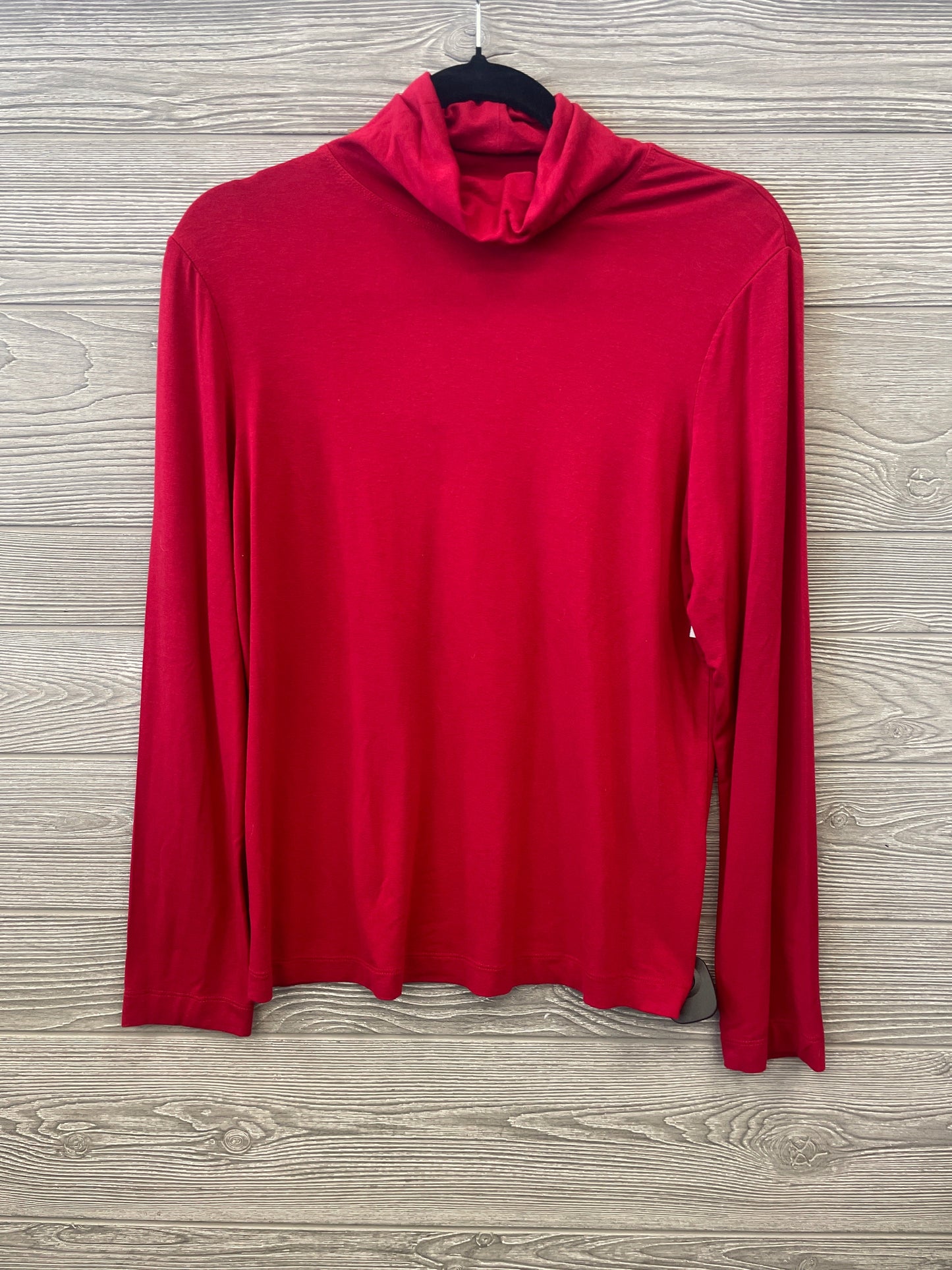 Top Long Sleeve By Chicos In Red, Size: M