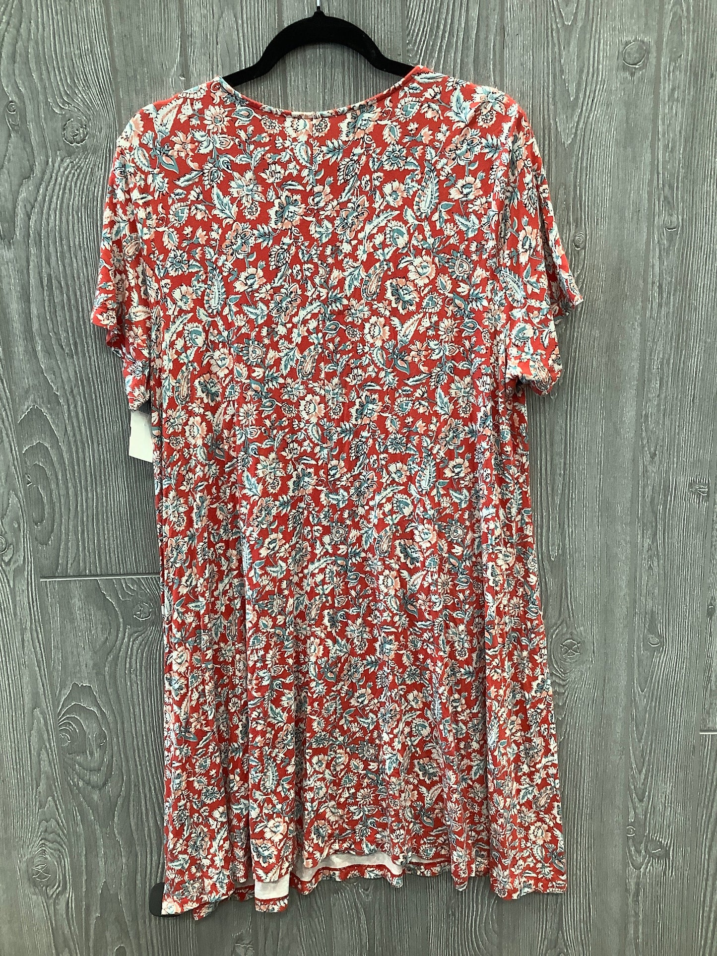 Dress Casual Short By Old Navy In Floral Print, Size: Xxl