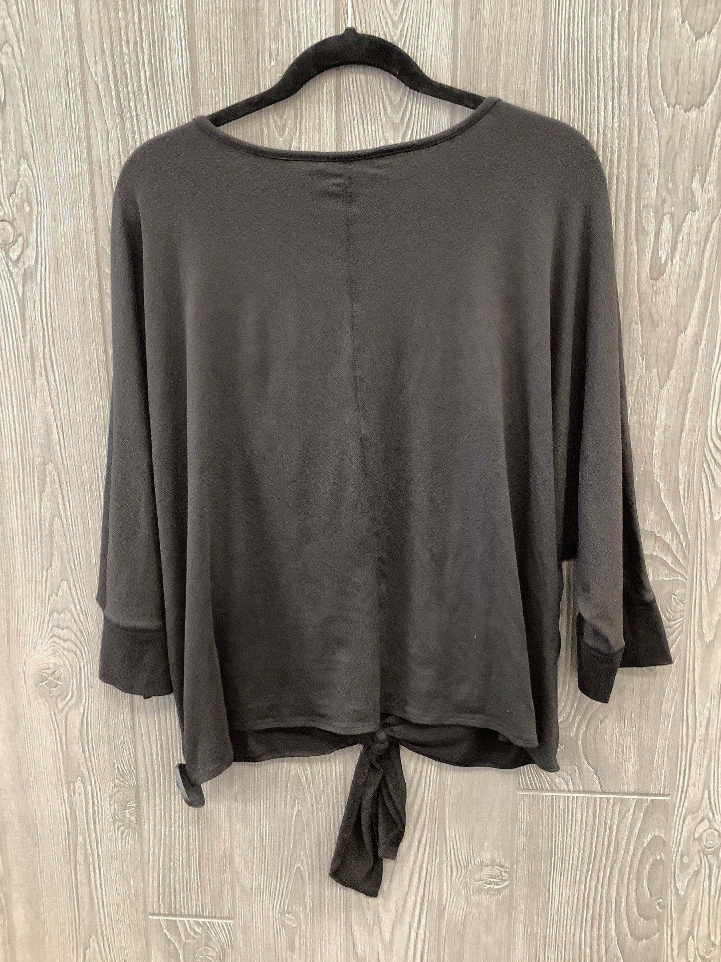 Top Long Sleeve By Zac And Rachel In Black, Size: 3x