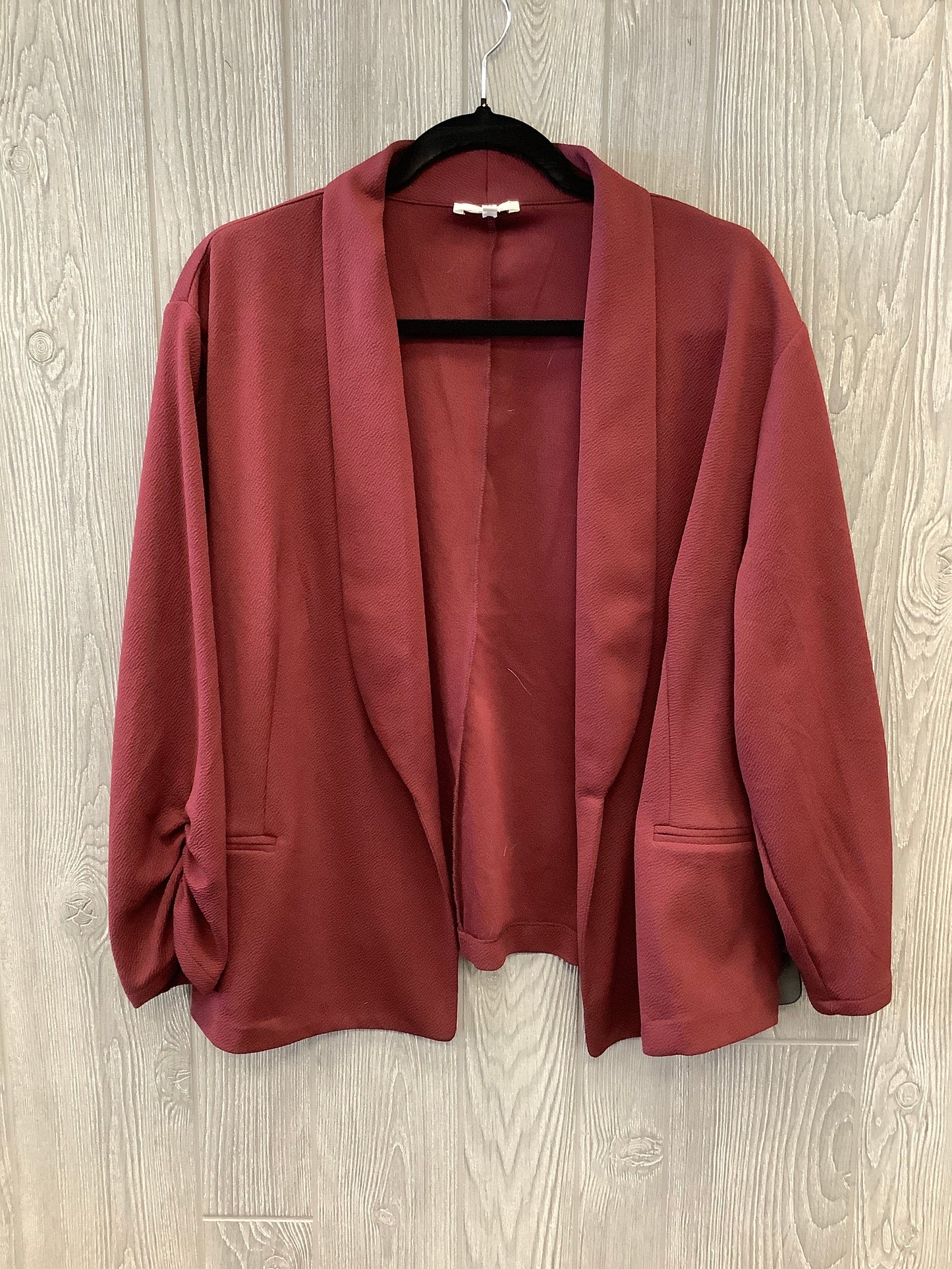 Blazer By Maurices In Red, Size: 3x