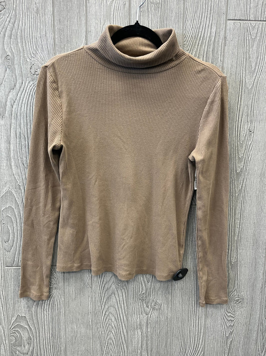 Top Long Sleeve By Old Navy In Brown, Size: M