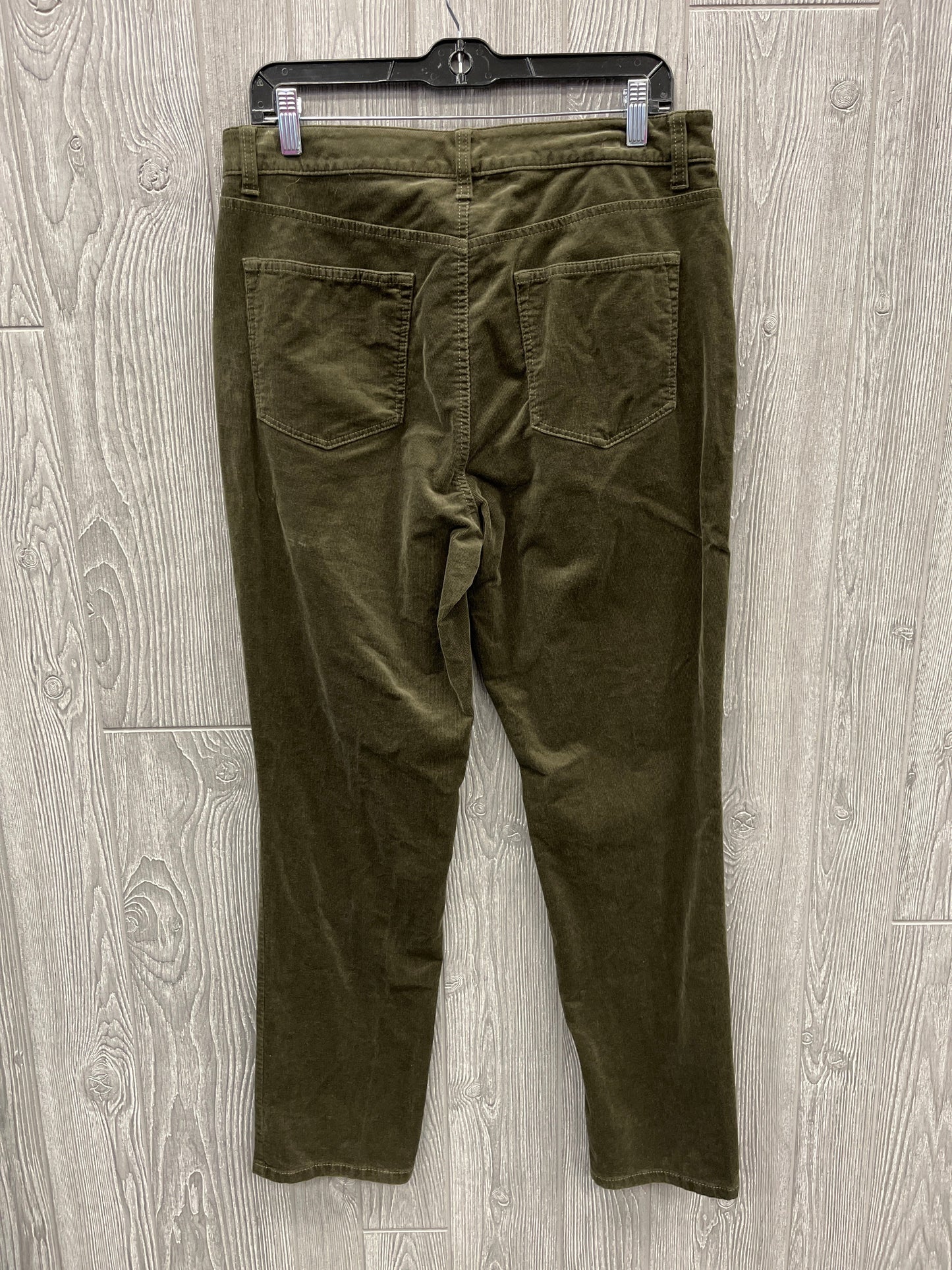 Pants Corduroy By Talbots In Green, Size: 10