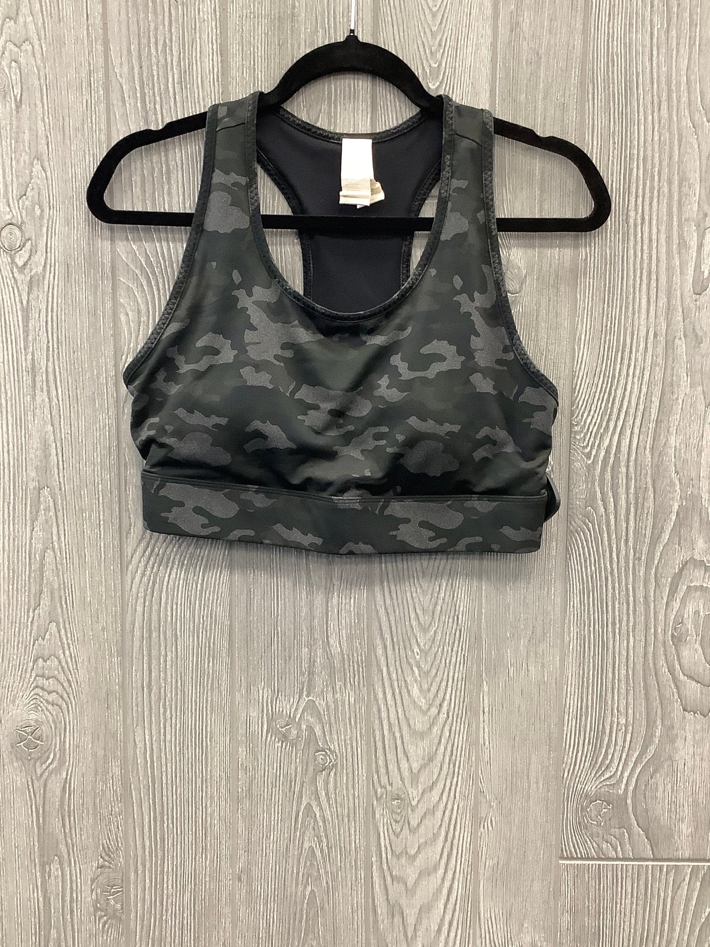 Athletic Bra By Fabletics In Camouflage Print, Size: Xl