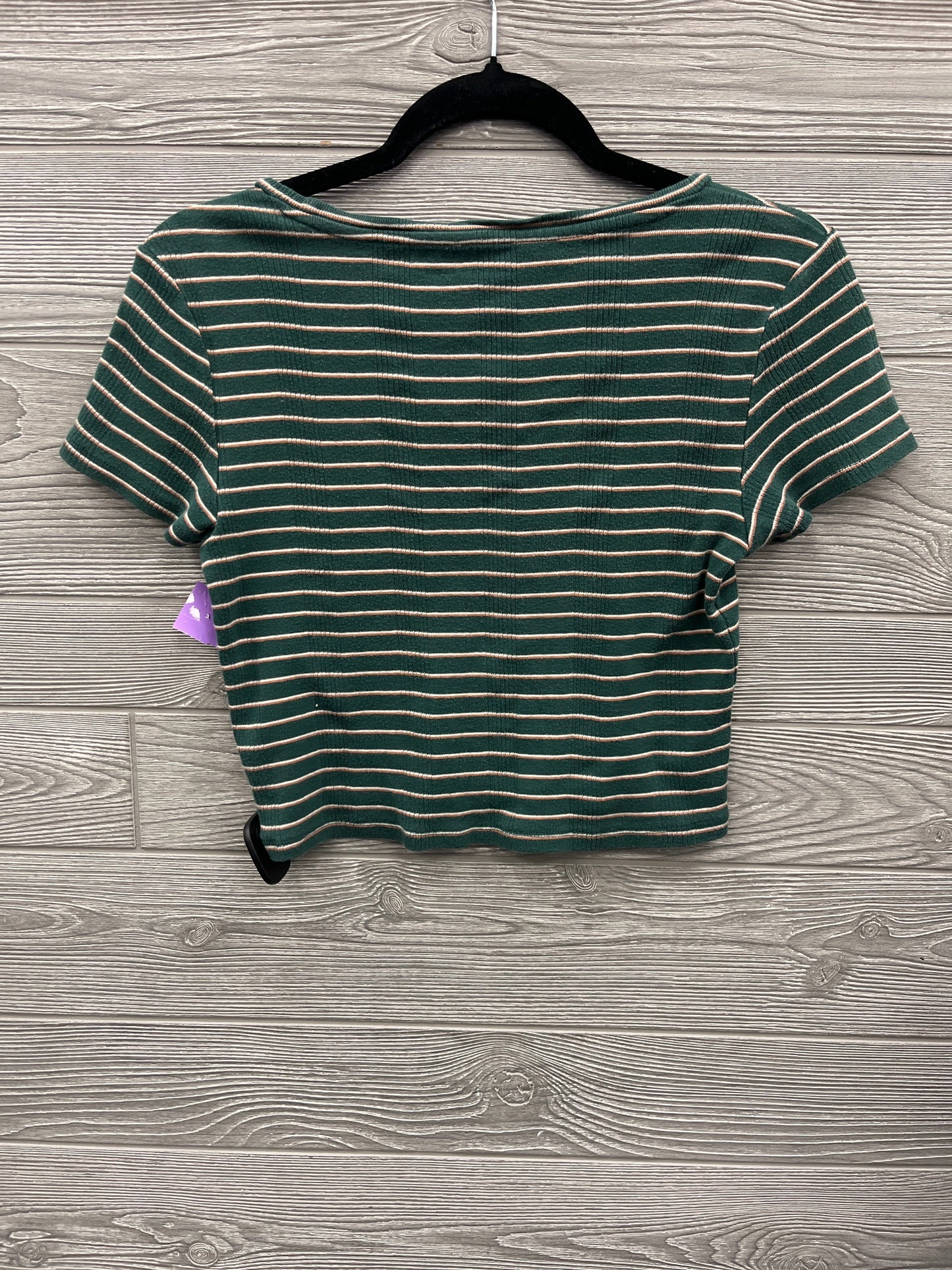 Top Short Sleeve By American Eagle In Green, Size: M