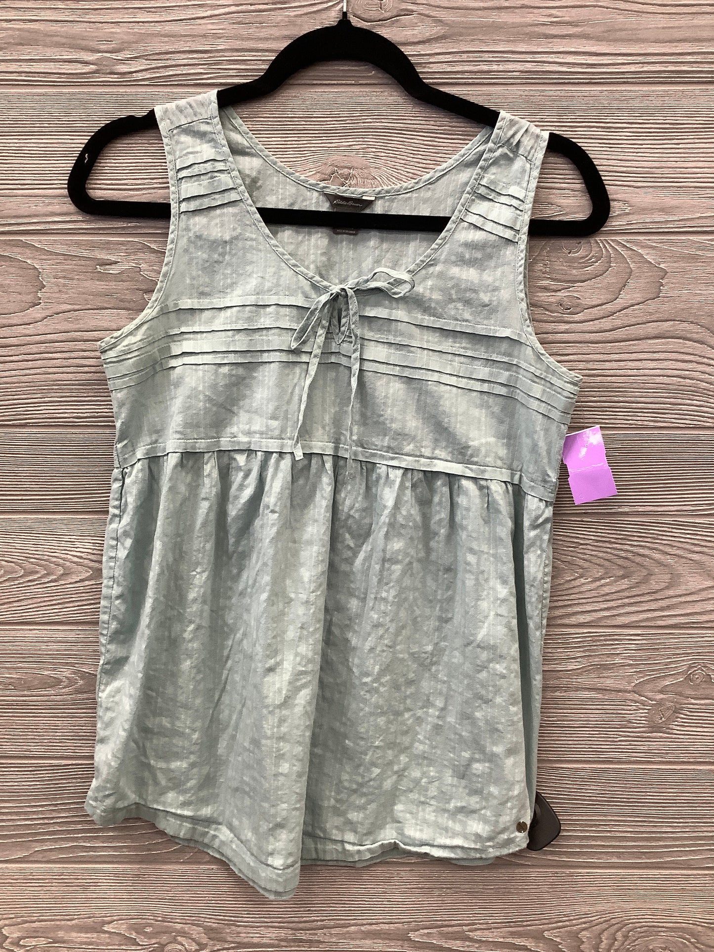 Top Sleeveless By Eddie Bauer In Blue, Size: Xs