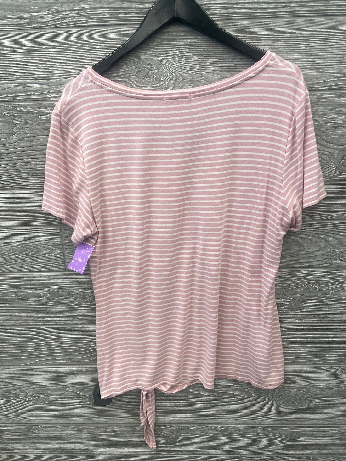 Top Short Sleeve By Matty M In Pink, Size: L