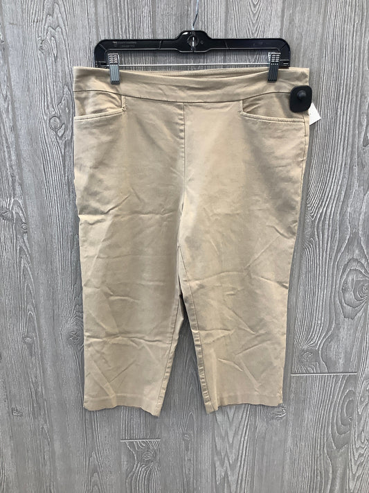 Capris By Time And Tru In Tan, Size: 12