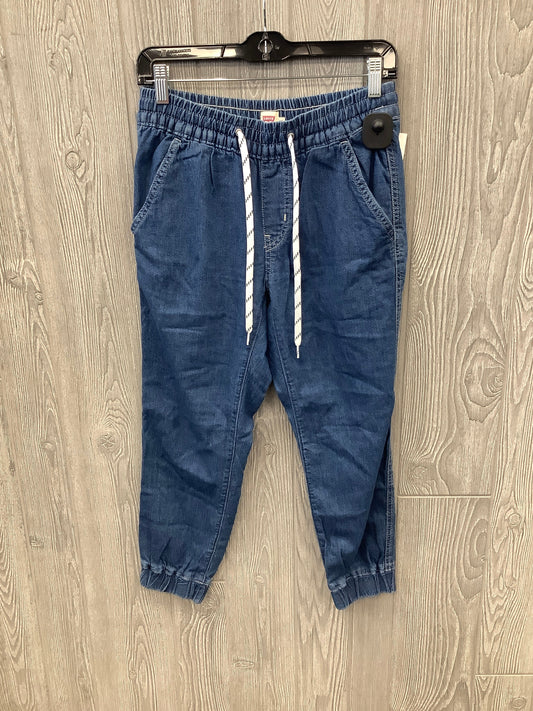 Blue Denim Capris Levis, Size 2