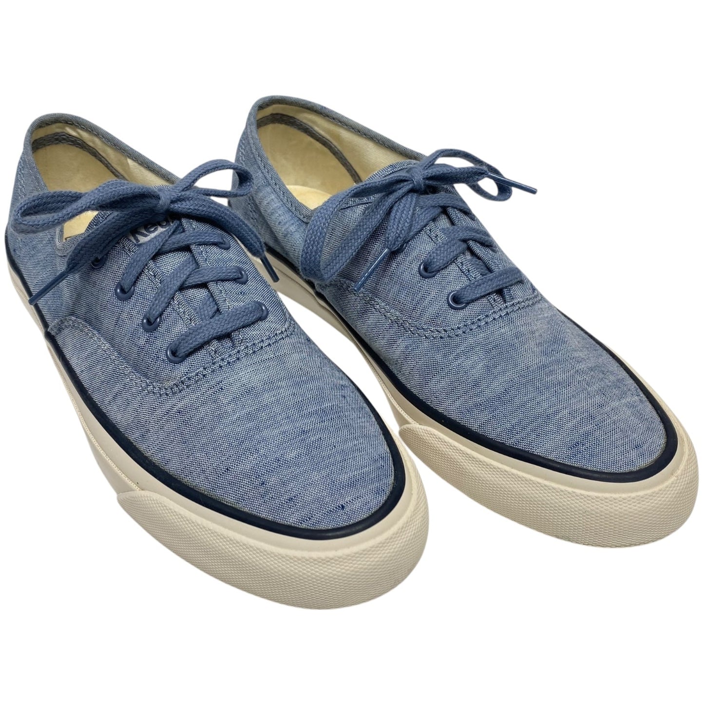 Shoes Sneakers By Keds In Blue Denim, Size: 7.5