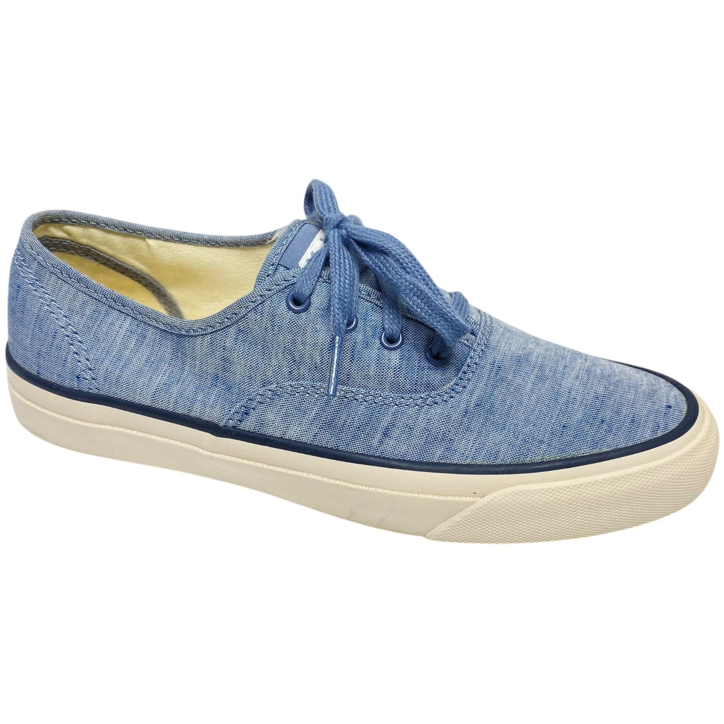 Shoes Sneakers By Keds In Blue Denim, Size: 7.5