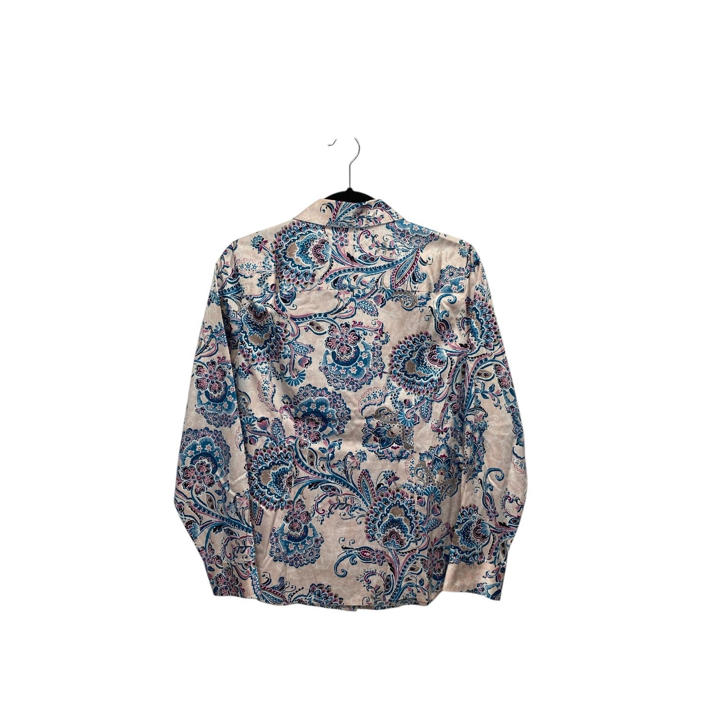 Top Long Sleeve By Chicos In Paisley Print, Size: M