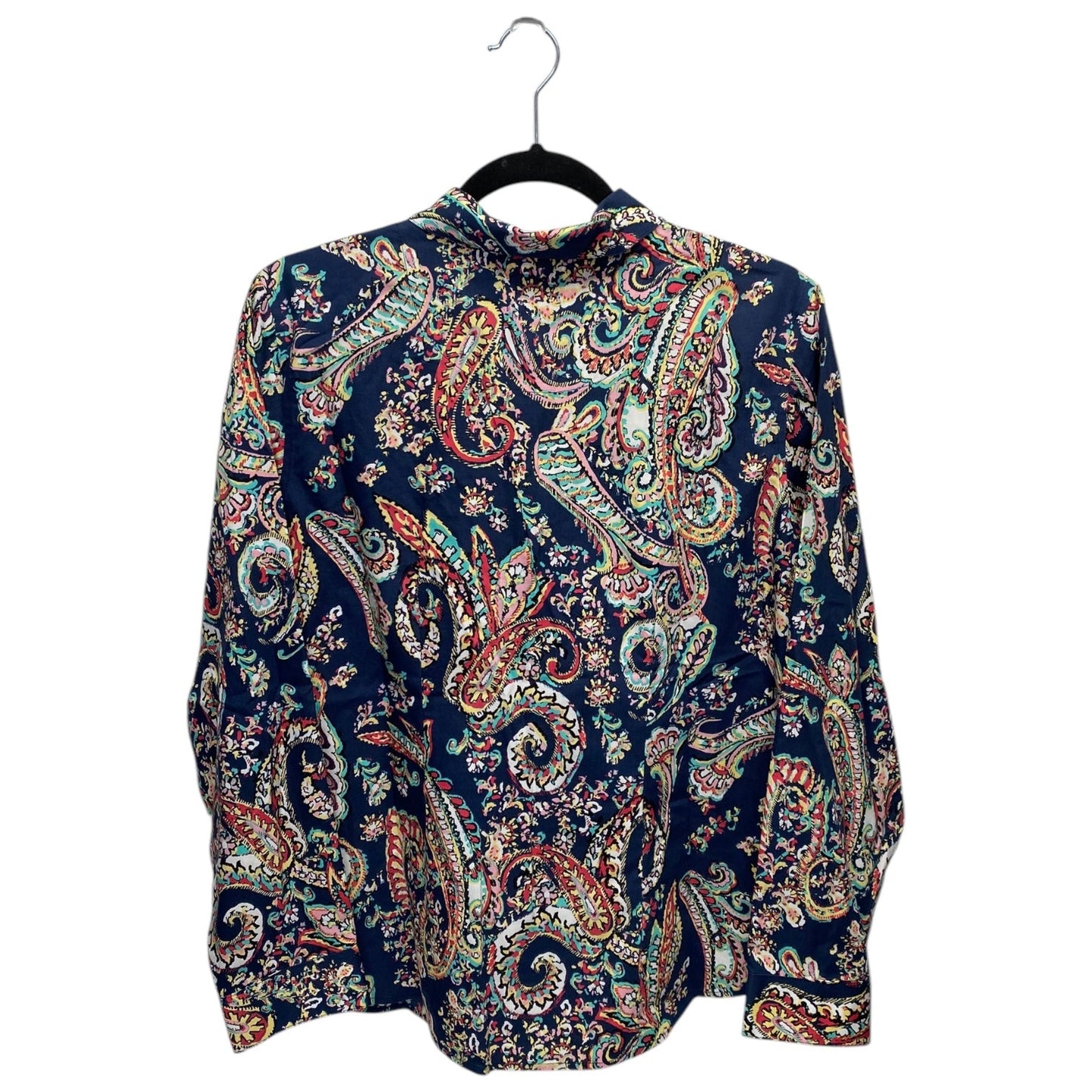 Top Long Sleeve By Chicos In Paisley Print, Size: S