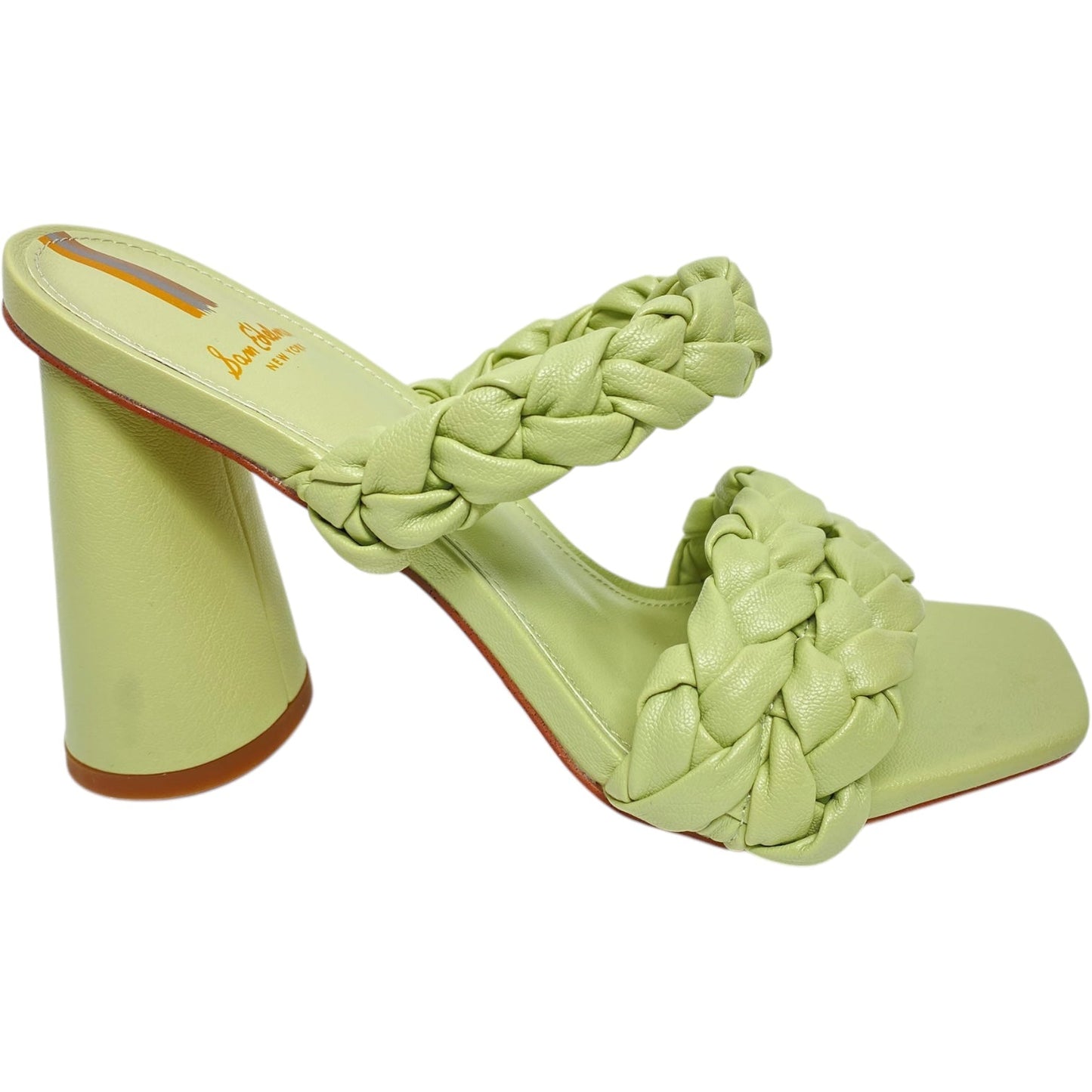 Sandals Heels Block By Sam Edelman In Green, Size: 7