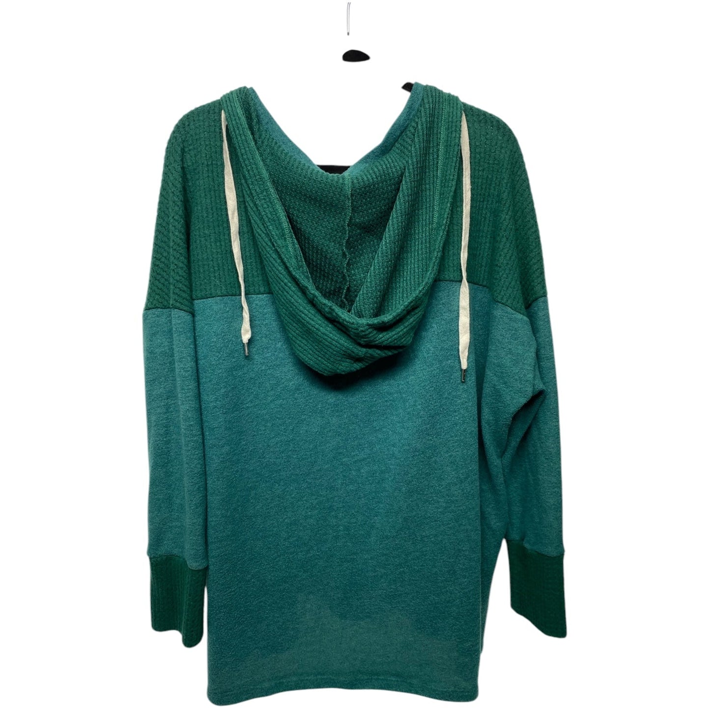 Sweatshirt Hoodie By White Birch In Green, Size: 1x