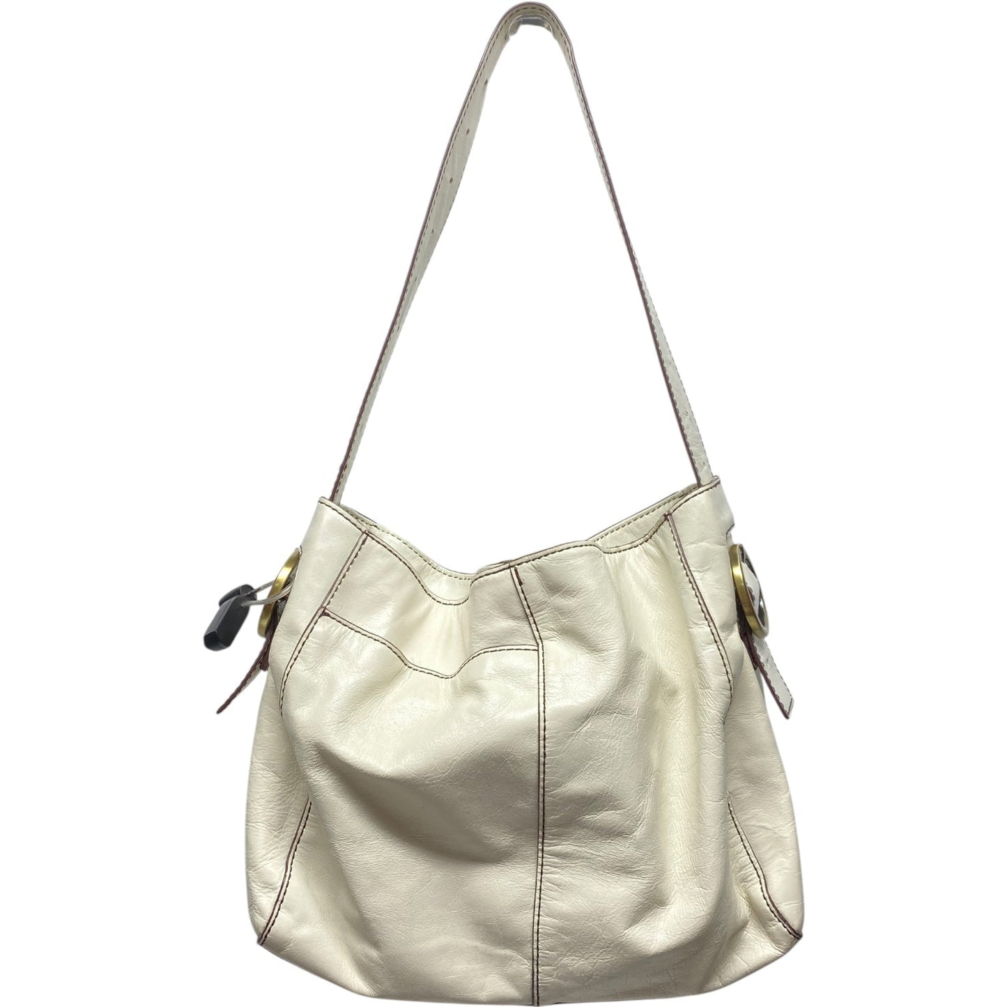 Handbag Leather By Hobo Intl, Size: Large