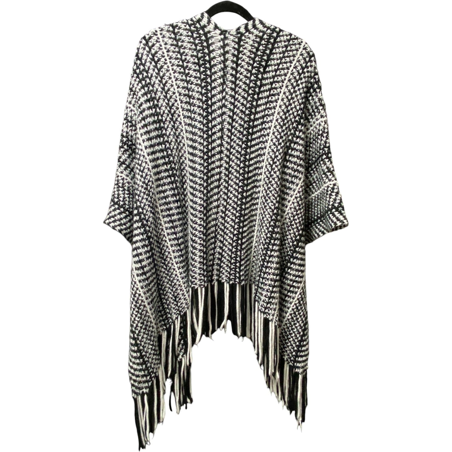 Shawl By Chicos In Black & White, Size: Onesize