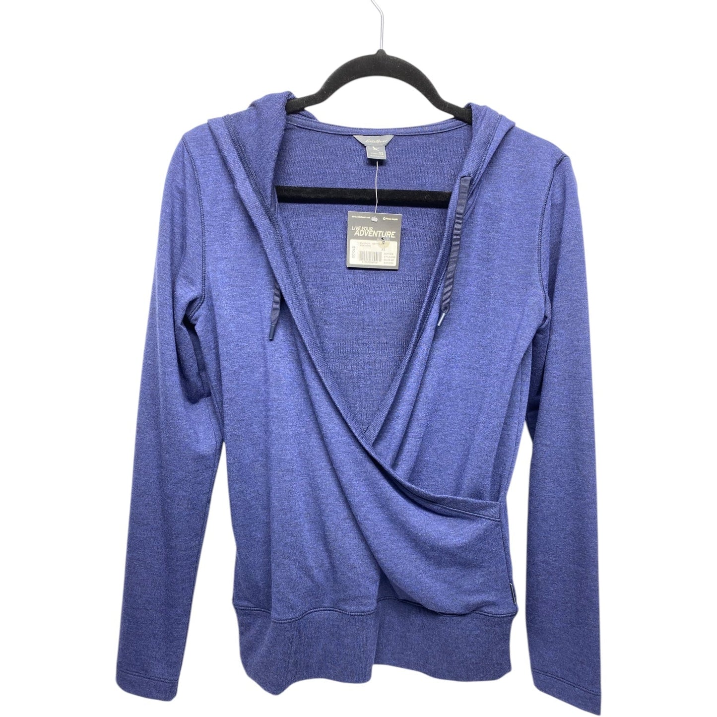 Sweatshirt Hoodie By Eddie Bauer In Blue, Size: Xs