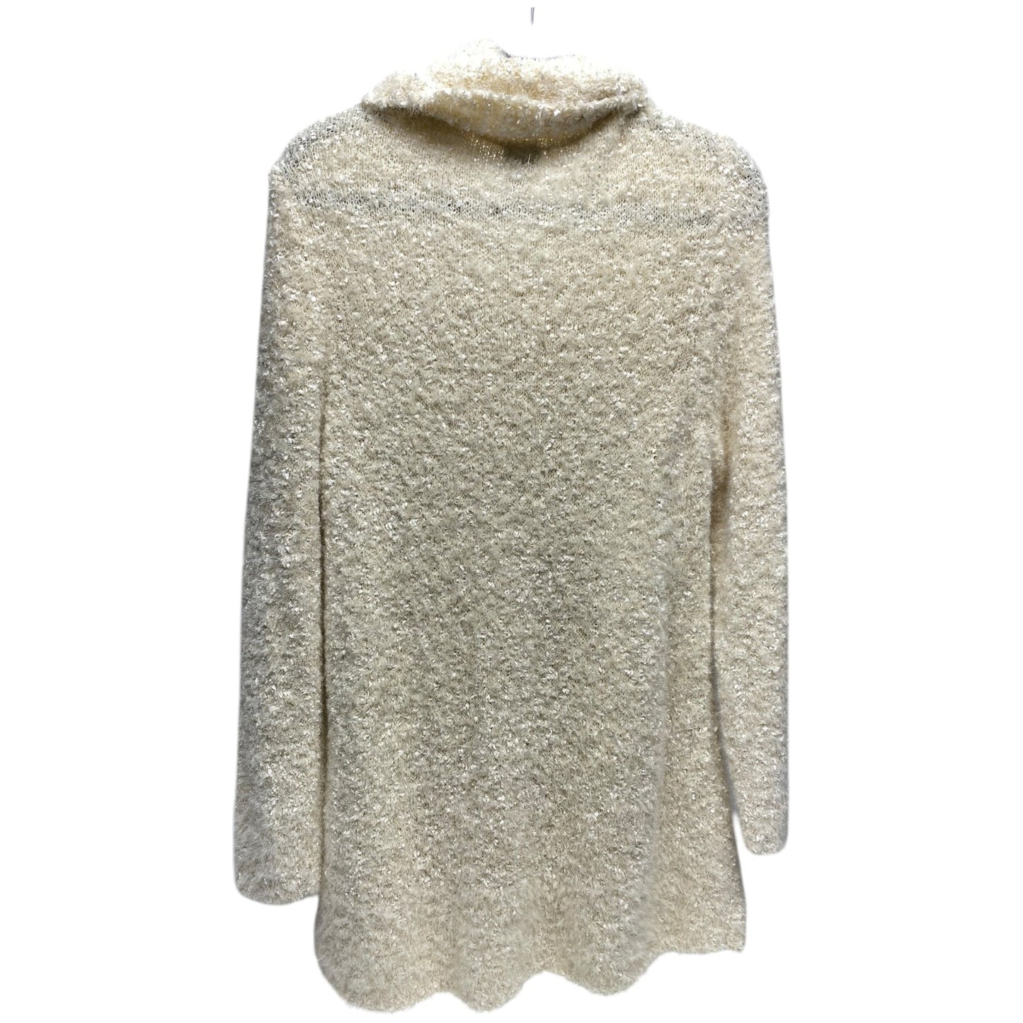 Sweater By Chicos In Cream, Size: Xl