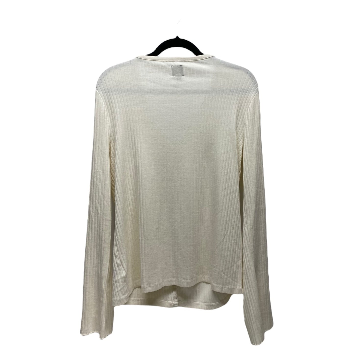 Top Long Sleeve By Old Navy In Cream, Size: L