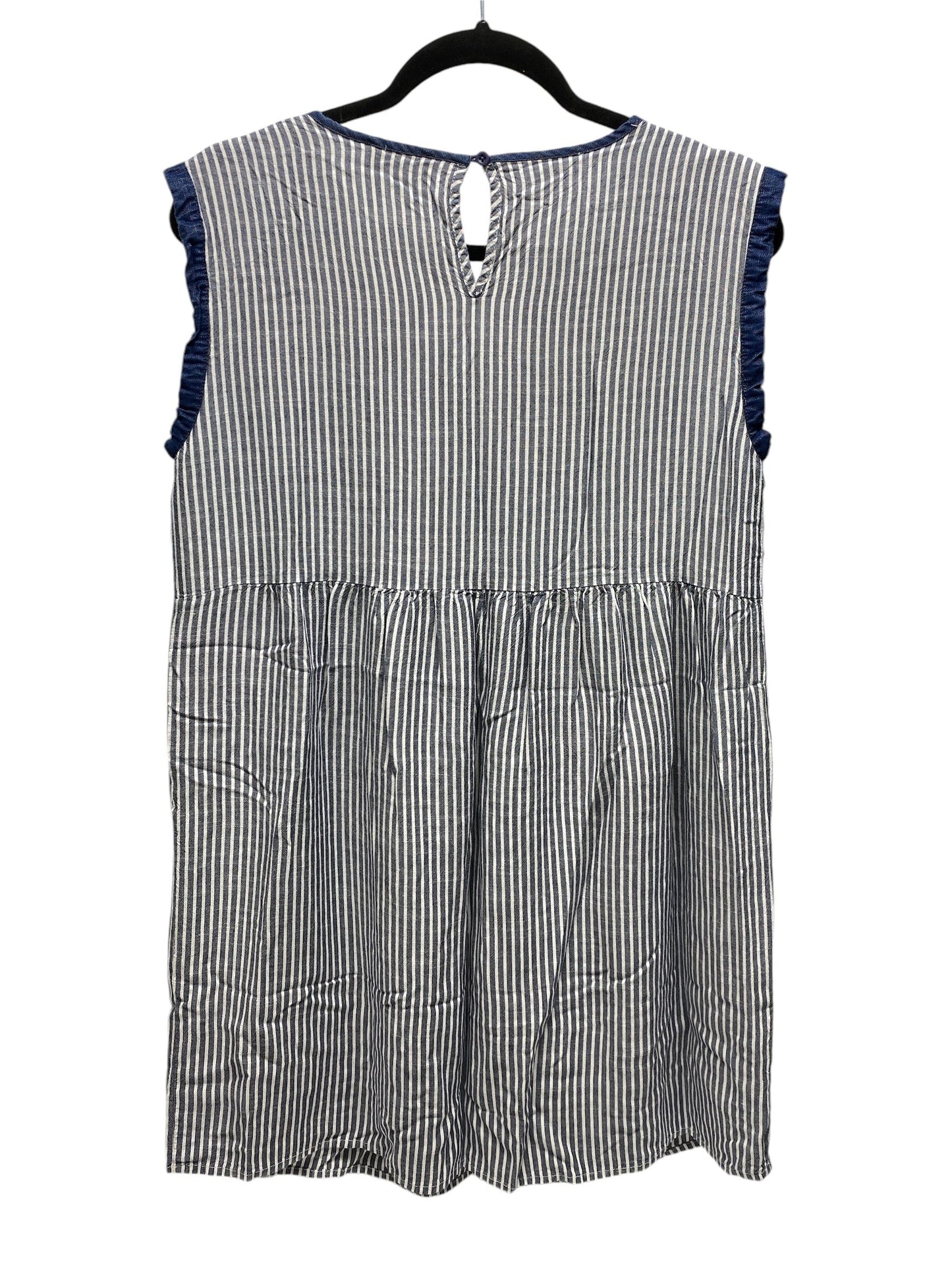 Dress Casual Short By Andree By Unit In Striped Pattern, Size: L