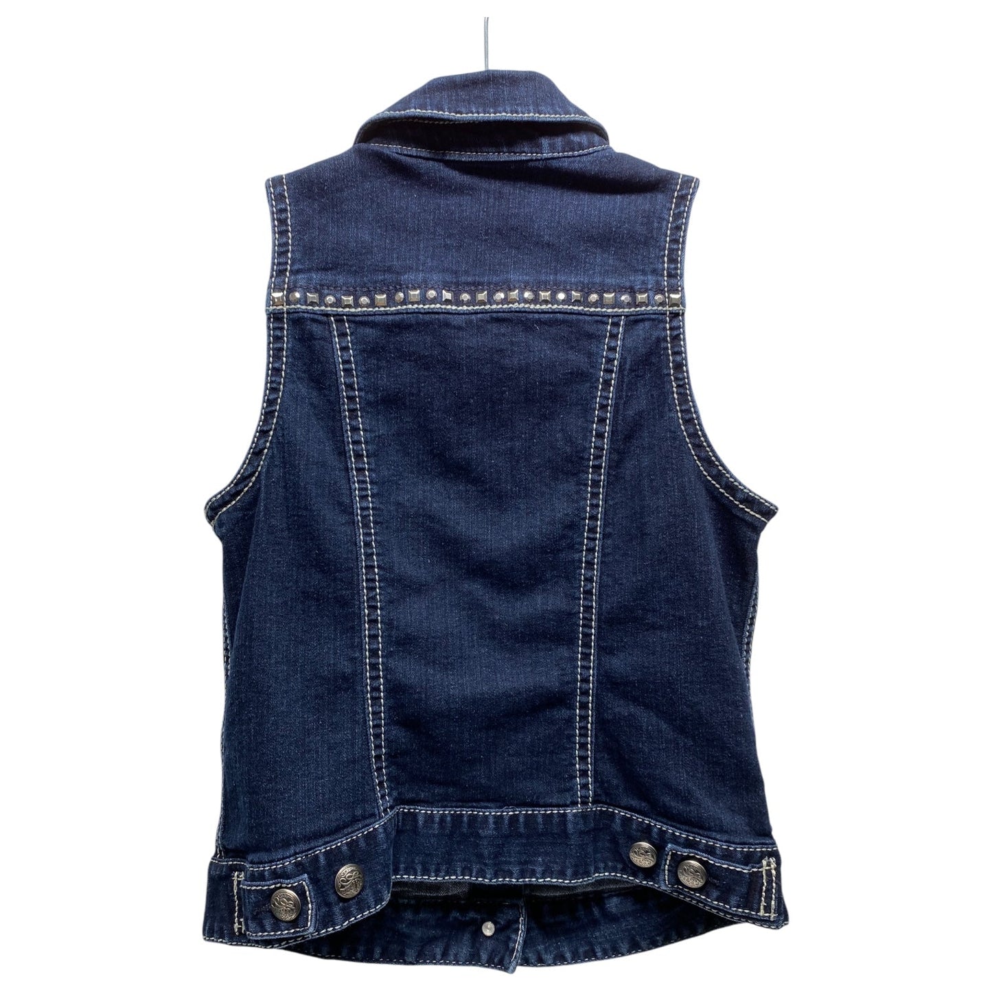 Vest Other By Style And Company In Blue Denim, Size: Sp