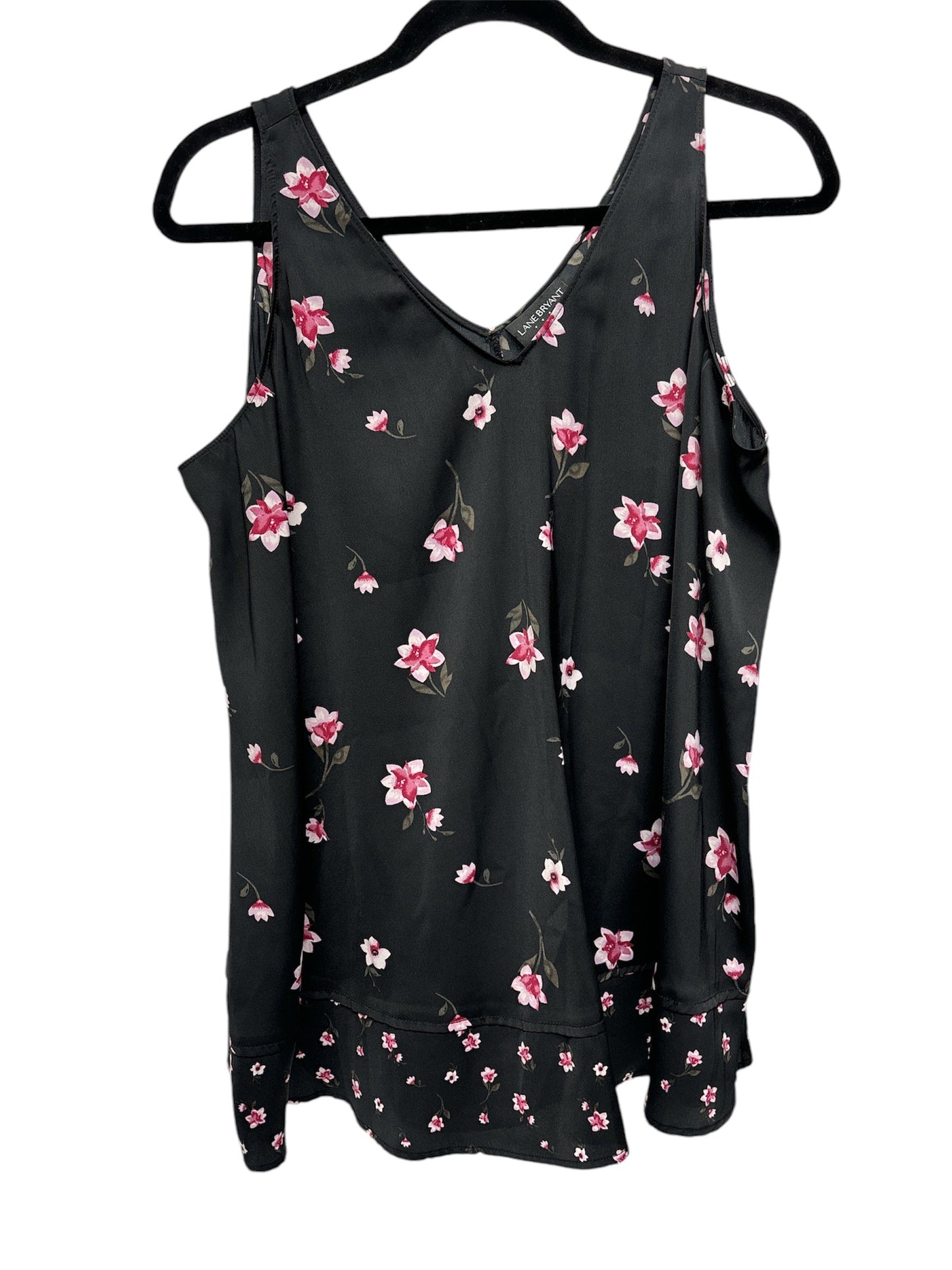 Top Sleeveless By Lane Bryant In Floral Print, Size: 14