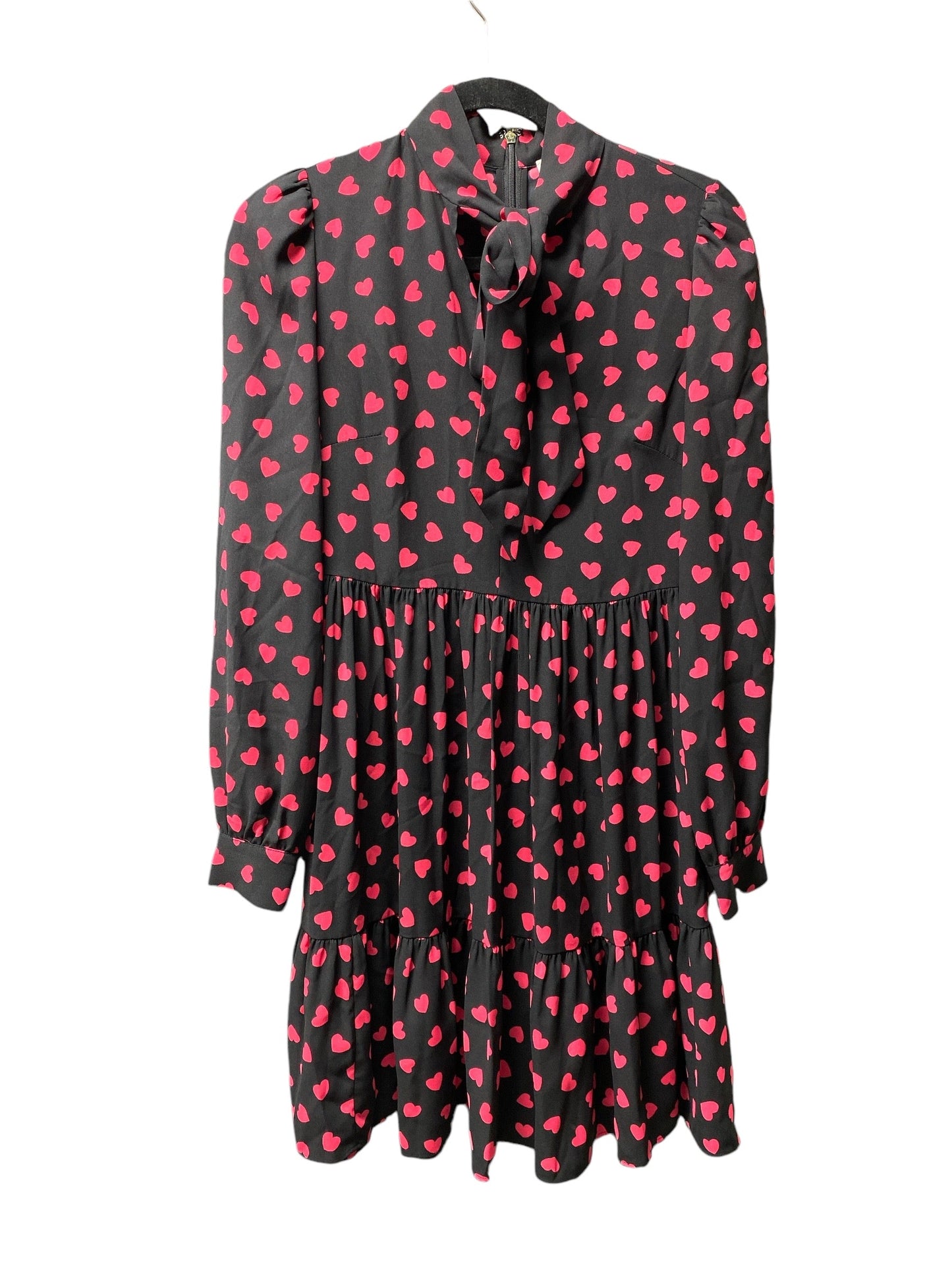 Dress Designer By Kate Spade In Black & Pink, Size: 0