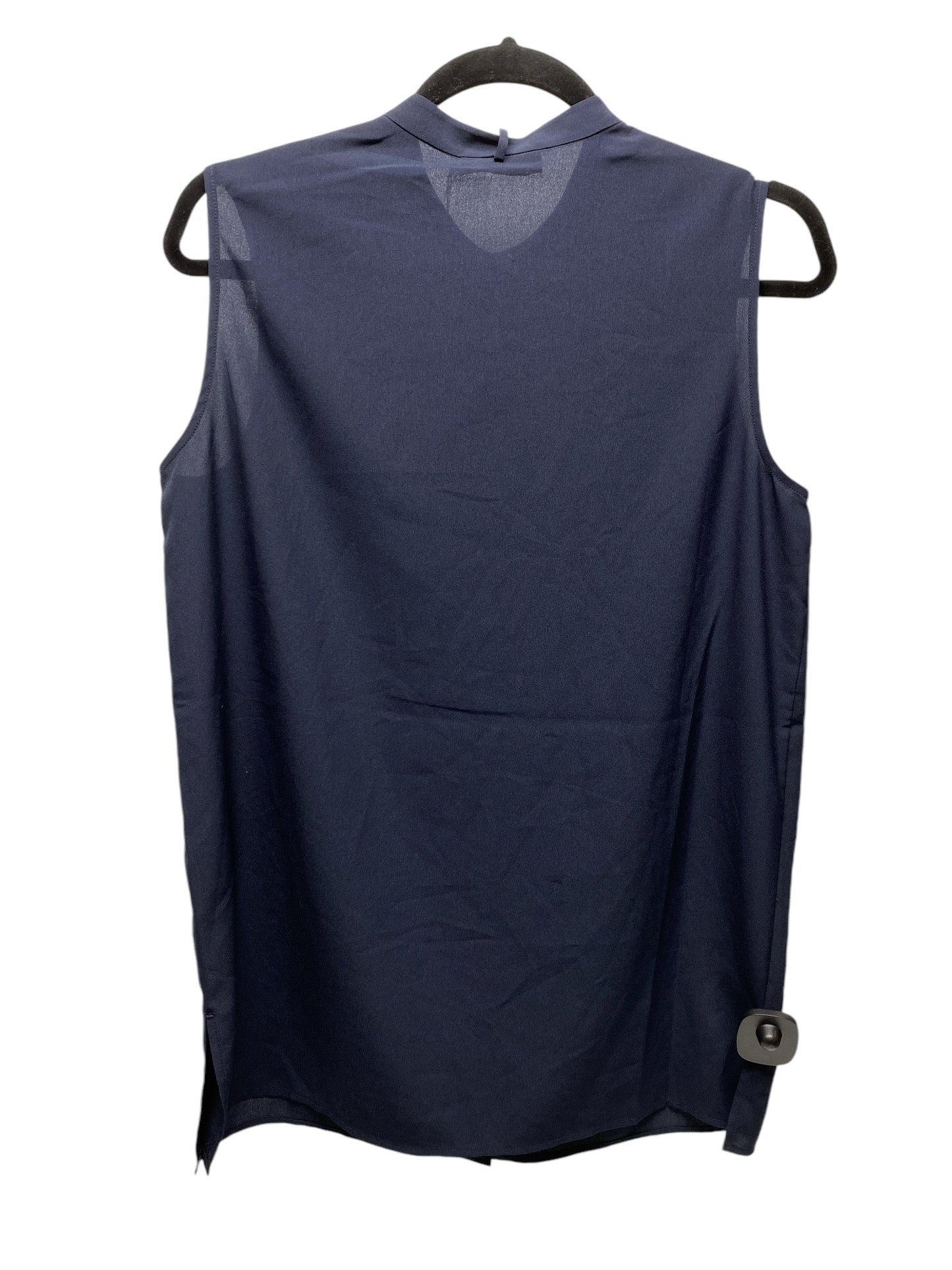 Top Sleeveless Designer By Tory Burch In Navy, Size: 6