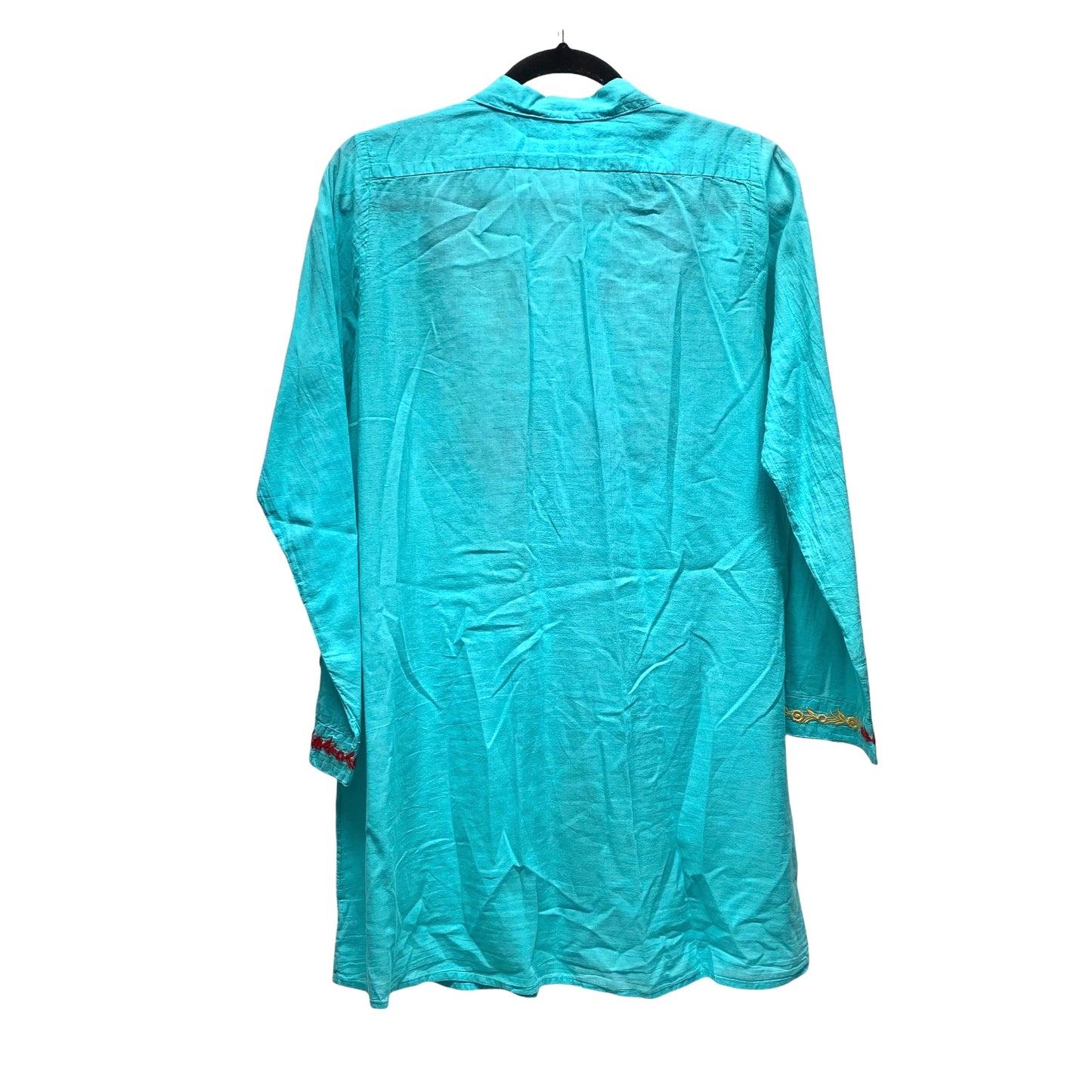 Top Long Sleeve Designer By Johnny Was In Aqua, Size: S