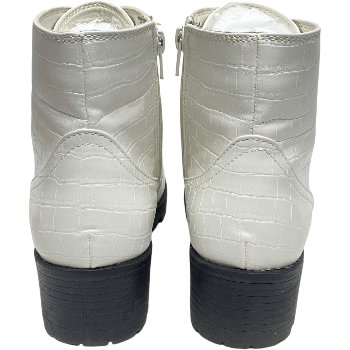 Boots Combat By Sugar In White, Size: 7