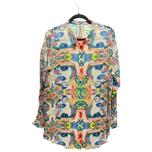 Top Long Sleeve Designer By Johnny Was In Multi-colored, Size: M